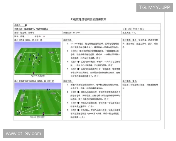 少儿足球基础技能训练教案设计与实施方案